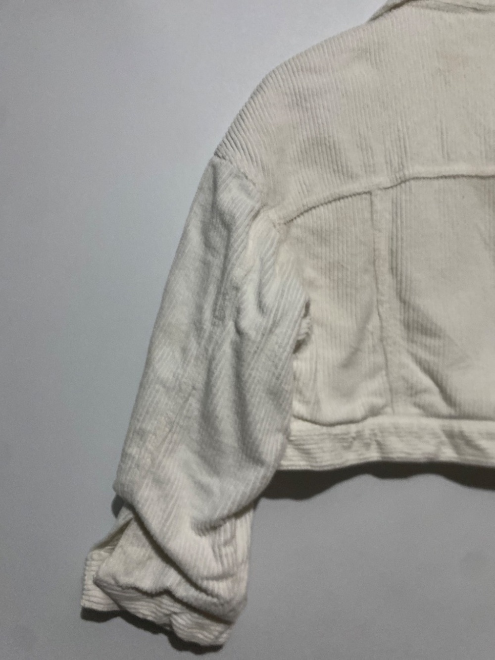 Zara M Cropped Corduroy Trucker Jacket - Picture 7 of 8